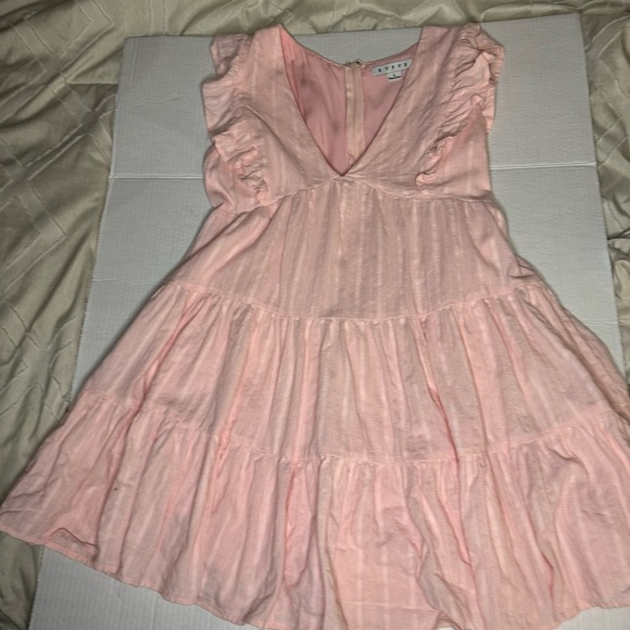 HYDVE b neck ruffle baby doll dress size large - Picture 5 of 8